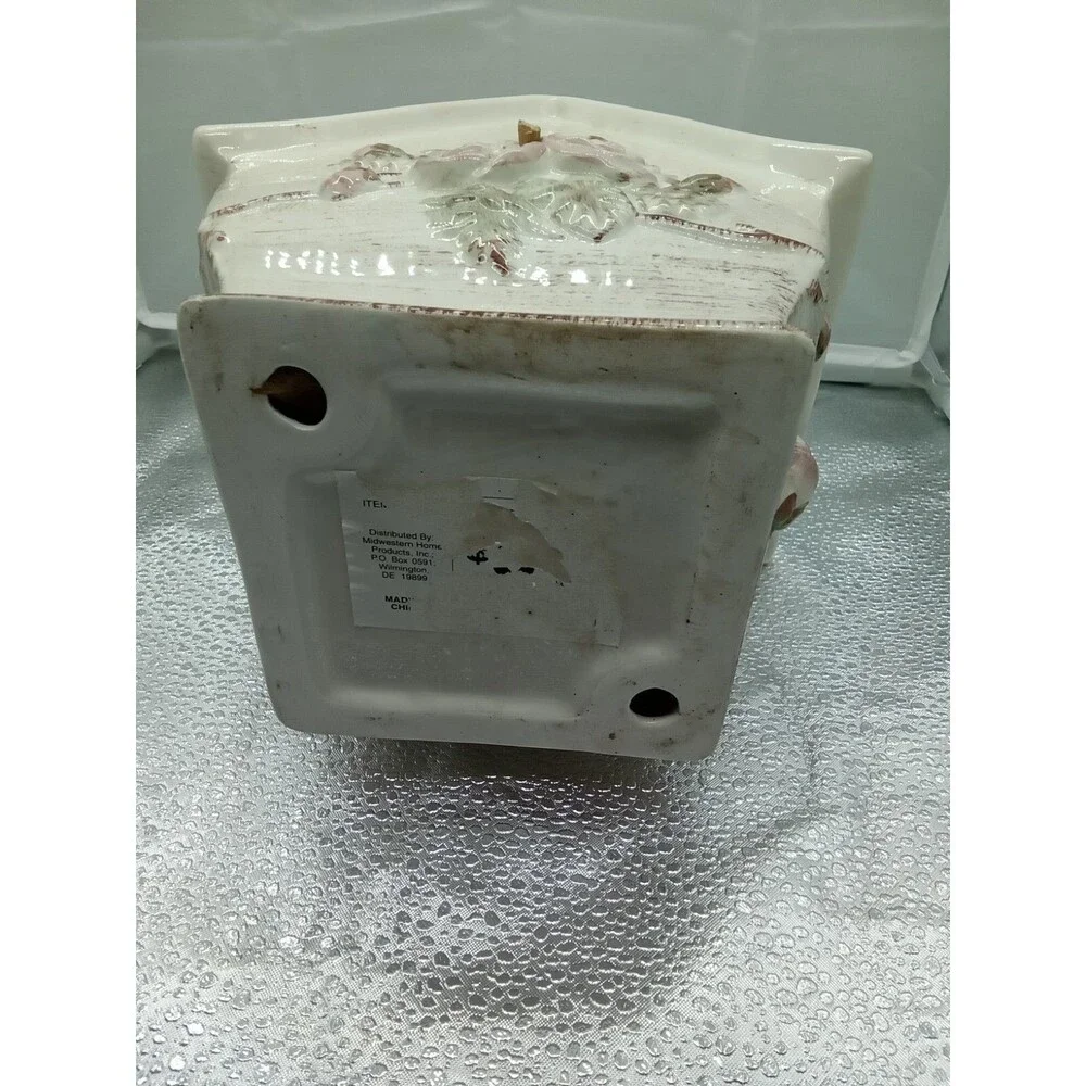 Midwestern Homes Birdhouse White Pink‎ Green